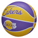 Wilson NBA RETRO MINI LAKERS Mini basketbalová lopta, fialová, veľkosť