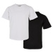 Boys' Organic Basic T-Shirt 2-Pack White/Black