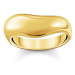 Thomas Sabo TR2473-413-39-54 Bold - Gold-plated prstýnek in curved shape