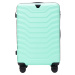 MINTOVÁ 5DIELNA SADA KUFROV PEAFOWL PEA01, SET OF 5 SUITCASES (L, M, S, XS, BC) WINGS, LIGHT GRE