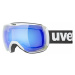 UVEX Downhill 2100 CV White Mat/Mirror Blue/CV Green Lyžiarske okuliare