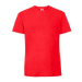 Iconic 195 Ringspun Premium Fruit of the Loom Men's Red T-shirt