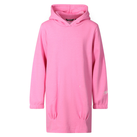 Alpine Pro Lorro Dievčenské mikinové šaty KSKD144 pink cosmos