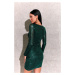 Dámske šaty SUK0422 zelené - Roco