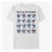 Queens Disney Lilo & Stitch - STITCH MOODS Unisex T-Shirt White