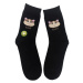 Čierne ponožky BAMBOO CAT
