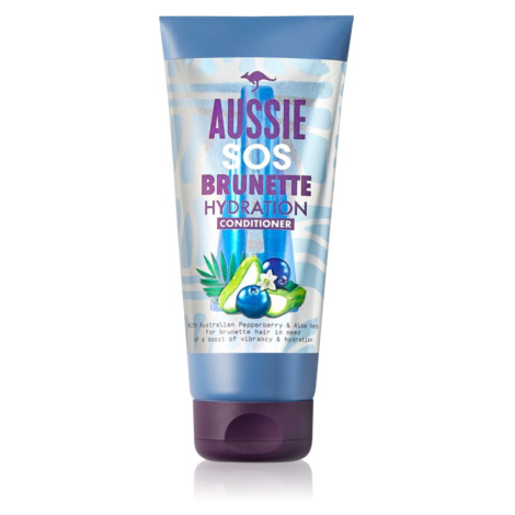 Aussie SOS Brunette balzam na vlasy pre tmavé vlasy