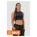 NEBBIA Dámsky crop top s vysokou podporou INTENSE Mesh