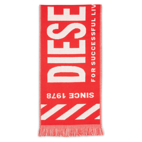 Diesel Šál - S-BISC SCARF červený