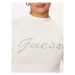 Guess Blúzka W3BR07 Z2YK2 Biela Cropp Fit