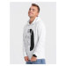 Ombre Men's printed HOODIE sweatshirt - white