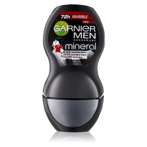 Garnier Men Mineral Neutralizer antiperspirant roll-on proti bielym škvrnám 72h