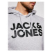 Jack&Jones Mikina Corp Logo 12152840 Sivá Regular Fit