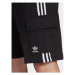 Adidas Športové kraťasy Adicolor Classics 3-Stripes Cargo Shorts IA6334 Čierna Regular Fit