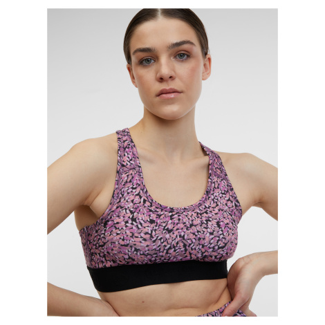 Orsay Light Purple Women's Patterned Sports Bra - Women's