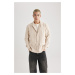 DEFACTO Relax Fit Cotton Long Sleeve Shirt