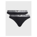 Emporio Armani Underwear Súprava 2 kusov klasických nohavičiek 163334 3R235 00020 Čierna