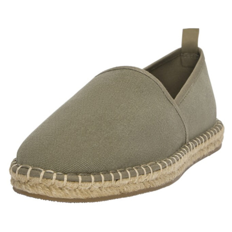 Pull&Bear Espadrilky  olivová Pull & Bear