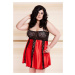 DKaren Plus Size Set Helen Red