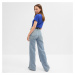 GAP Denim Pants Stride - High Rise Light Wash