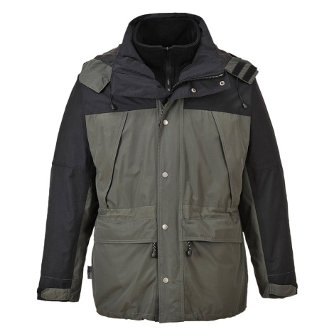Portwest S532 Priedušná bunda 3v1 Sivá, 3XL