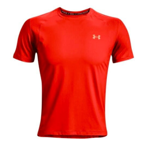 Men's T-Shirt Under Armour Iso-Chill Run 200 SS Dark Orange