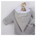 Zimný dojčenský kabátik s čiapočkou Nicol Kids Winter sivý, veľ:68 , 20C44234
