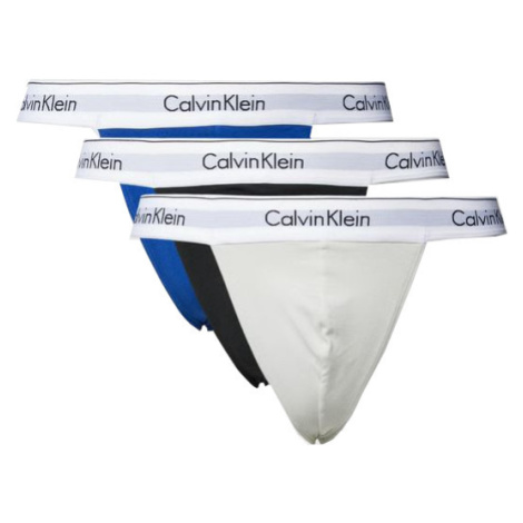 Calvin Klein 3 PACK - pánske tangá NB3226A-GW4 XL