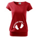 Vtipné tehotenské tričko pre budúce mamičky s potlačou Arriving soon