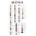 Dámske ponožky Mona Bella 40 deň Univerzální