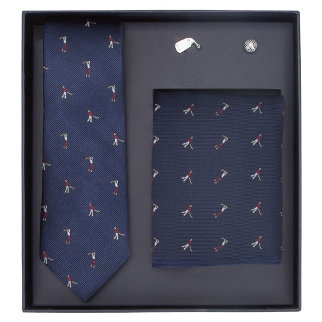 Hodvábny set: kravata, šatka, manžetové gombíky Wittchen