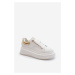 Women's leather sneakers GOE White