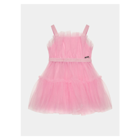 Guess Elegantné šaty J4RK22 KC3F0 Ružová Regular Fit