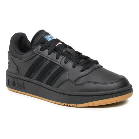 Pánska rekreačná obuv ADIDAS Hoops 3.0 Low Classic core black core black cloud white