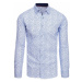 White men's shirt with patterns DX1887