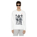 Diesel Mikina - PR-S-GINN SWEAT-SHIRT biela