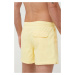 Plavkové šortky Abercrombie & Fitch žltá farba