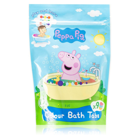 Peppa Pig Colour Bath Tabs farebné šumivé tablety do kúpeľa