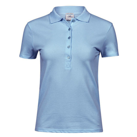 Tee Jays Dámske polo tričko - väčšej veľkosti TJ145X Light Blue