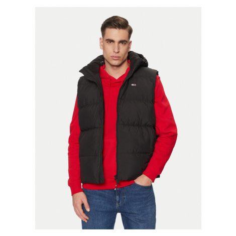 Tommy Jeans Vesta Essential DM0DM20465 Čierna Regular Fit Tommy Hilfiger