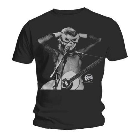 David Bowie Tričko Acoustics Unisex Black