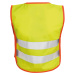 Result Detská bezpečnostná reflexná vesta R212J Fluorescent Yellow