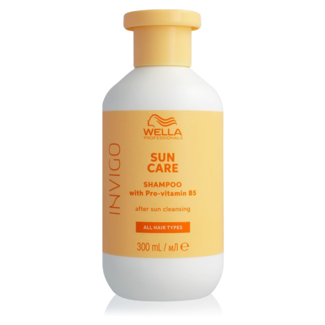 Čistiaci šampón pre vlasy namáhané slnkom Wella Professionals Invigo Sun Care Shampoo - 300 ml (