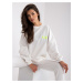 White two-piece cotton tracksuit