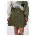 Dievčenská sukňa Mayoral zelená farba, mini, áčkový strih