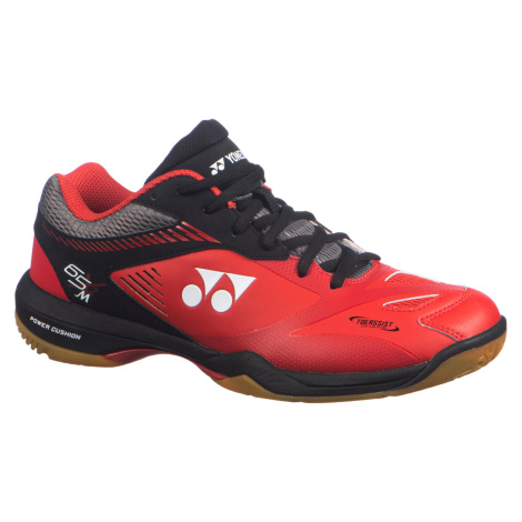 YONEX Pánska obuv PC-65 X2 na bedminton/squash a indoorové športy červeno-čierna