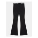 Calvin Klein Jeans Bavlnené nohavice Punto Tape Flare IG0IG02097 Čierna Slim Fit