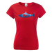 Dámske tričko so žralokom - kvalitná potlač a rýchle dodanie