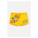 Dagi Boy Yellow Dinosaur Print Marine Shorts