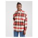 Krémovo-červená dámska kockovaná košeľa Levi's® Remi Utility